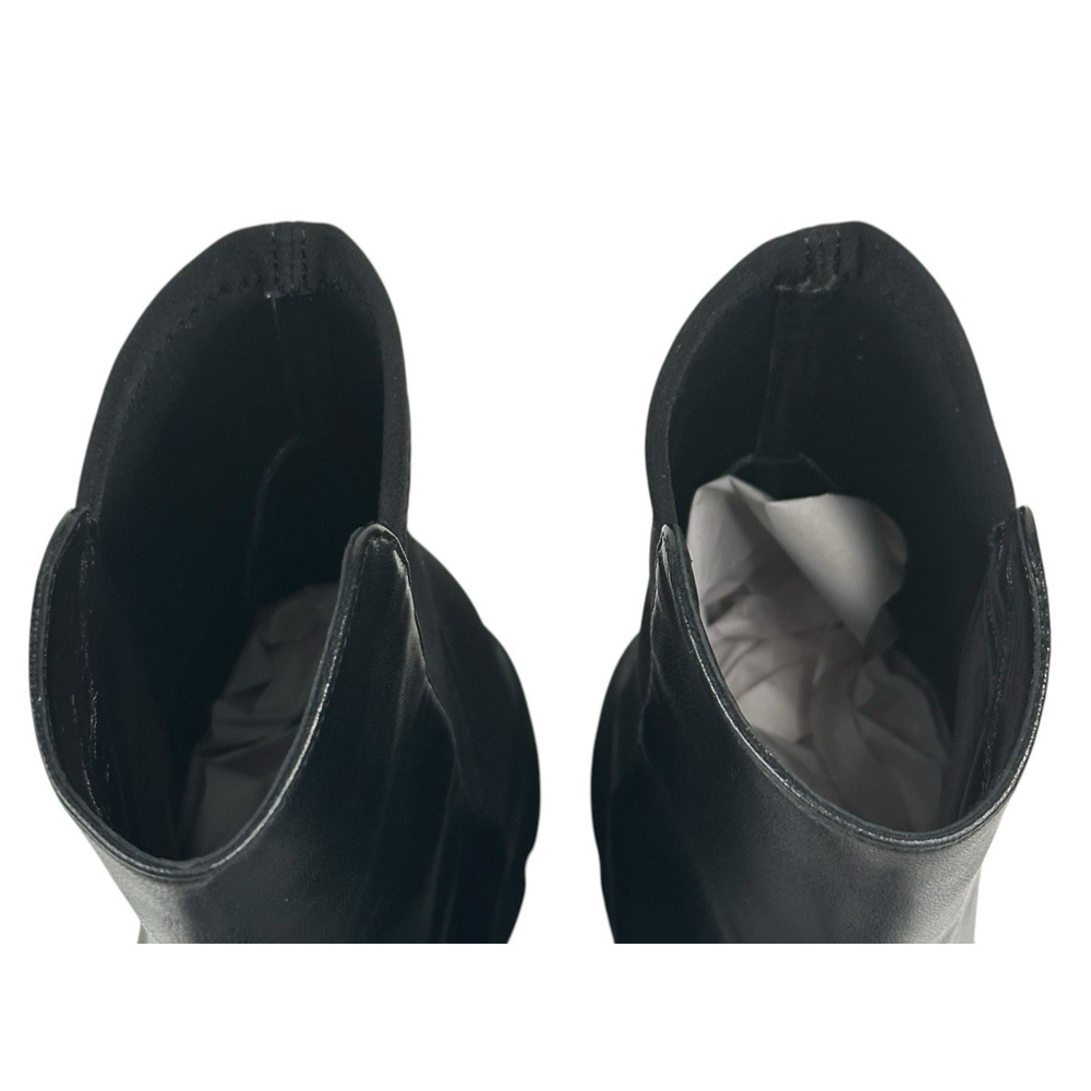 Stuart Weitzman 5050 Hudson Lite Bootie Black Leather Womens Size 7.5B New $595 - Picture 8 of 12